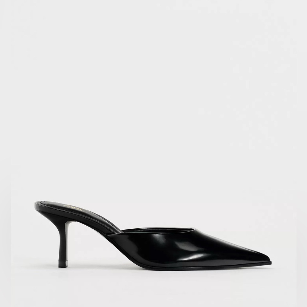Zara black heels